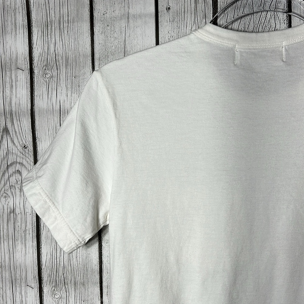 Moussy Basic White Tee Size Small - image 8